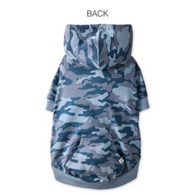 Show full view: Pet Passion Rocky Comfy Dog Hoodie, Navy Camo, Xx-Small slide 3 of 7