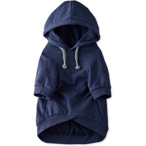 Pet Passion Rocky Comfy Dog Hoodie, Navy, Xx-Small