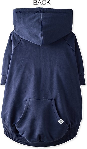 Show full view: Pet Passion Rocky Comfy Dog Hoodie, Navy, Xx-Small slide 2 of 6