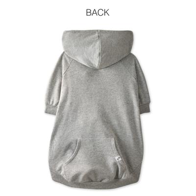 Show full view: Pet Passion Rocky Comfy Dog Hoodie, Heather Gray, Medium slide 2 of 6