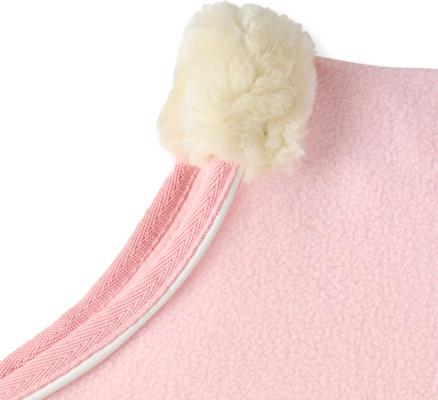 Show full view: Pet Passion Preston Polar Fleece Dog Coat, Pink, Small slide 3 of 5