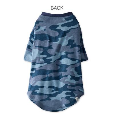 Show full view: Pet Passion Toby Perfect Tee Dog Shirt, Navy Camo, Large, 3 count slide 3 of 8