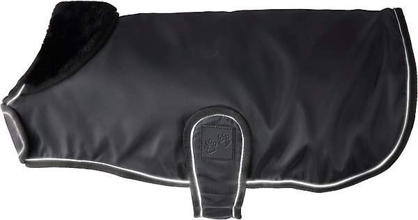 Show full view: Pet Passion Breeze Windbreaker Dog Coat, Black, Xx-Large slide 1 of 6