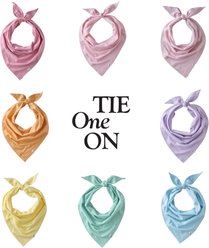 Pet Passion Bandit Cotton Dog Bandana, 8 count, Rainbow Pink, X-Small/Small slide 2 of 3