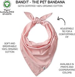 Pet Passion Bandit Dog Bandana, Pink Camo, X-Small/Small, 2 count slide 2 of 4