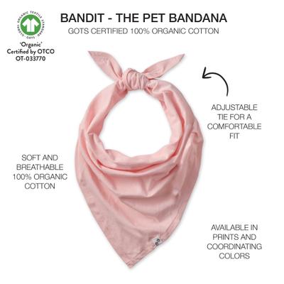 Show full view: Pet Passion Bandit Dog Bandana, Pink Camo, X-Small/Small, 2 count slide 2 of 4