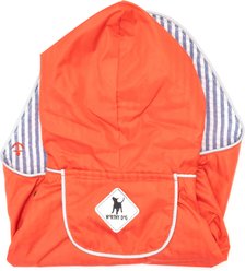 The Worthy Dog Seattle Slicker Jacket Dog Raincoat, Red, Medium slide 2 of 3