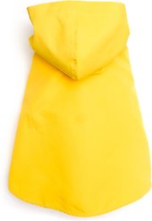 The Worthy Dog Poncho Dog Raincoat, Yellow, Medium