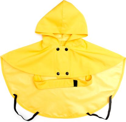Show full view: The Worthy Dog Poncho Dog Raincoat, Yellow, Large slide 3 of 5