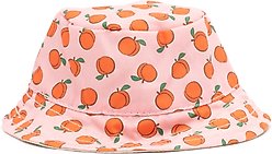 The Worthy Dog Peachy Keen Bucket Dog Hat, Peach, X-Large slide 2 of 3