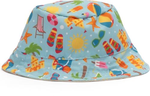 Show full view: The Worthy Dog Life's a Beach Bucket Dog Hat, Green, Small slide 3 of 3