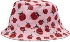 The Worthy Dog Ladybugs Bucket Dog Hat, Pink, X-Large slide 2 of 3