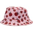The Worthy Dog Ladybugs Bucket Dog Hat, Pink