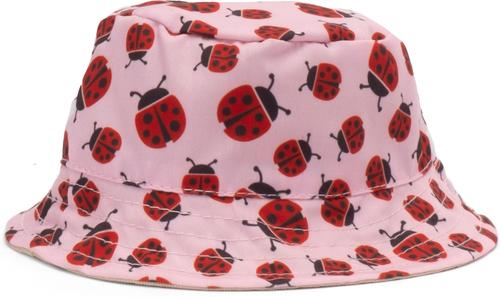 Show full view: The Worthy Dog Ladybugs Bucket Dog Hat, Pink, Large slide 3 of 3