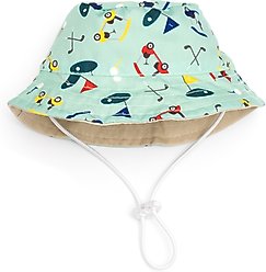 The Worthy Dog Golf Bucket Dog Hat, Green, Small
