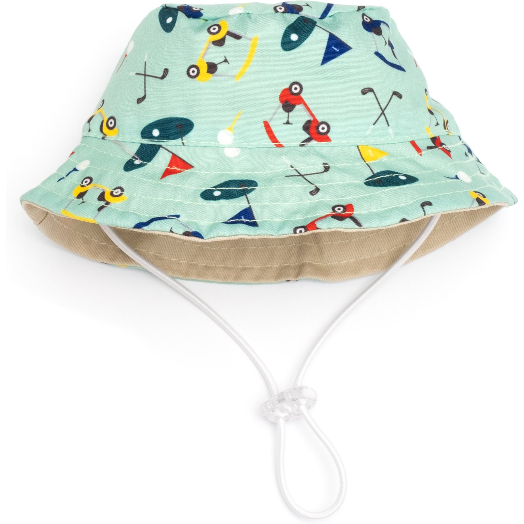 The Worthy Dog Golf Bucket Dog Hat, Green, Large