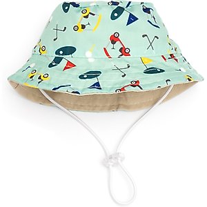 The Worthy Dog Golf Bucket Dog Hat, Green, Small