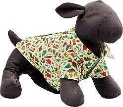 The Worthy Dog Happy Camper Dog Shirt, Green, Medium slide 2 of 3