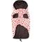 Show in main carousel: The Worthy Dog London Dog Raincoat, Pink Ladybugs, XX-Large slide 3 of 4