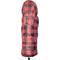 Show in main carousel: The Worthy Dog London Dog Raincoat, Red/Black, XX-Large slide 1 of 4