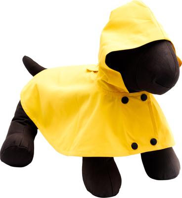 Show full view: The Worthy Dog Poncho Dog Raincoat, Yellow, Large slide 2 of 5