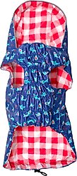 The Worthy Dog Chomp London Dog Raincoat, Blue, Large slide 2 of 3