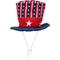 Show in main carousel: The Worthy Dog Uncle Sam Party Dog Hat, Red/White/Blue, Large slide 1 of 6