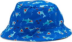 The Worthy Dog Chomp Bucket Dog Hat, Blue, X-Large slide 2 of 3