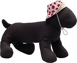 The Worthy Dog Ladybugs Bucket Dog Hat, Pink, Small slide 2 of 3