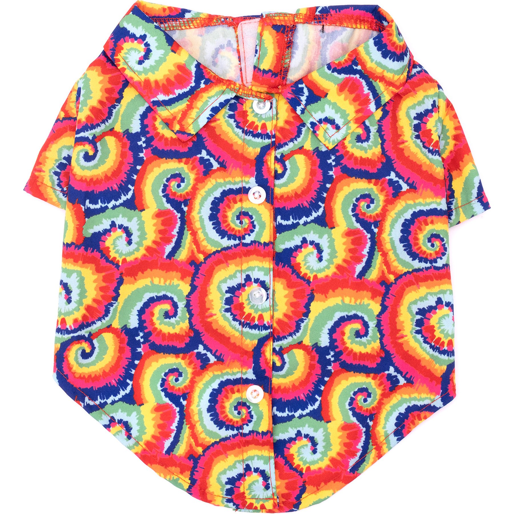 The Worthy Dog Kaleidoscope Dog Shirt, Multicolored, Small
