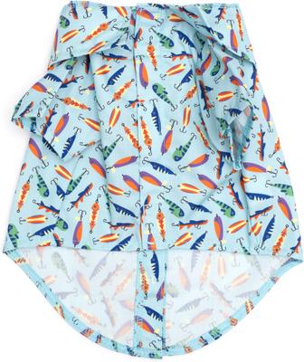 Show full view: The Worthy Dog Gone Fishin' Dog Shirt, Blue, XX-Large slide 2 of 3