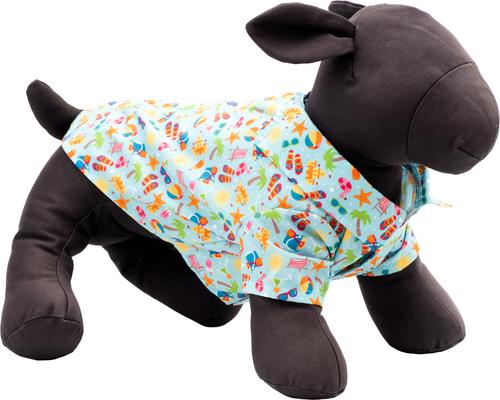 Show full view: The Worthy Dog Life's a Beach Dog Shirt, Mint Green, Large slide 3 of 3