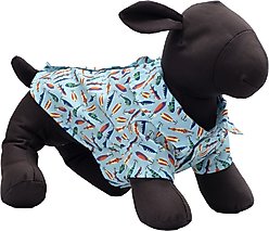 The Worthy Dog Gone Fishin' Dog Shirt, Blue, Small slide 2 of 3