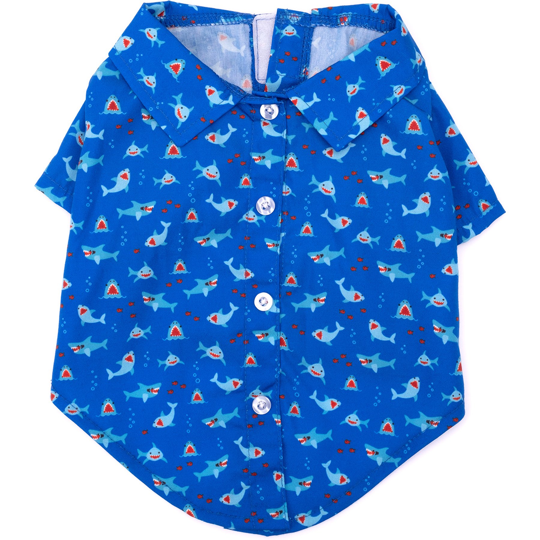 The Worthy Dog Chomp Dog Shirt, Blue, XX-Large