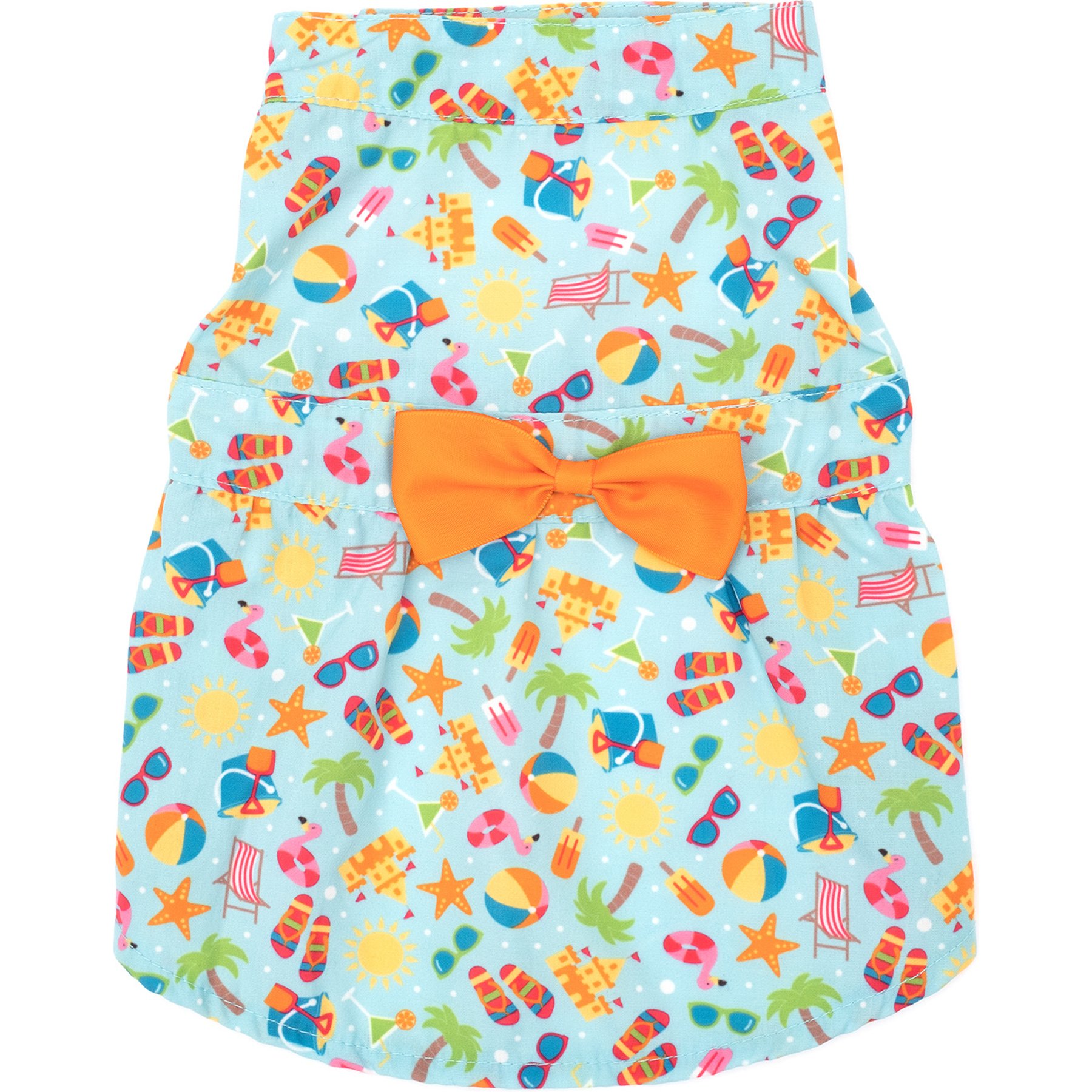 The Worthy Dog Life's a Beach Dog Dress, Mint Green, X-Small