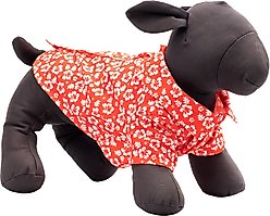 The Worthy Dog Aloha Dog Shirt, Coral, Medium slide 2 of 3