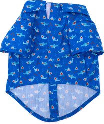 The Worthy Dog Chomp Dog Shirt, Blue, Medium slide 2 of 3