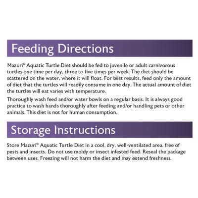 Show full view: Mazuri Aquatic Turtle Food, 25-lb bag slide 8 of 10