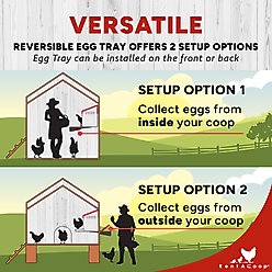 RentACoop Roll-Out Reversible Single Compartment Poultry Nesting Box slide 2 of 9