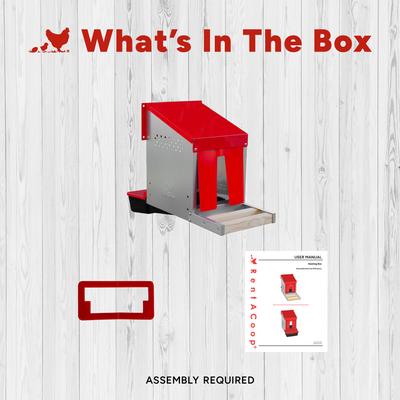 Show full view: RentACoop Roll-Out Reversible Single Compartment Poultry Nesting Box slide 9 of 9
