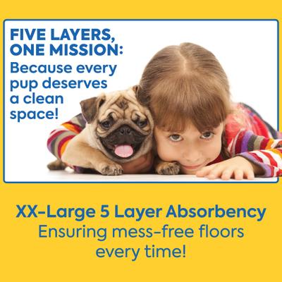 Show full view: OUT! Heavy Duty XX-Large Dog Pads, 26 x 30-in, 30 count slide 4 of 10