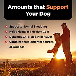 Nutri-Vet Skin & Coat Peanut Butter Flavor Biscuits Supplement for Dogs, 16-oz bag slide 2 of 8