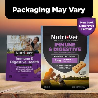 Show full view: Nutri-Vet Immune & Digestive Health Chicken Flavor Supplement for Dogs, 16-oz jar slide 3 of 11