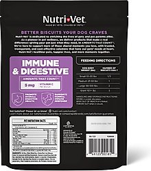 Nutri-Vet Immune & Digestive Health Chicken Flavor Supplement for Dogs, 16-oz jar slide 2 of 7
