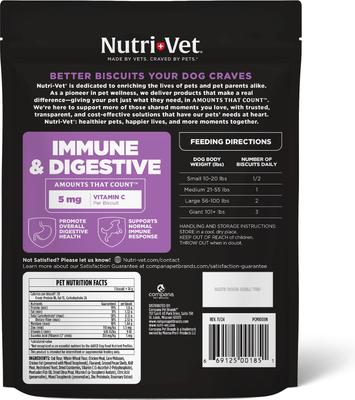 Show full view: Nutri-Vet Immune & Digestive Health Chicken Flavor Supplement for Dogs, 16-oz jar slide 4 of 11