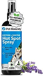 Pet Honesty Restore + Soothe Lavender Scented Hot Spot Itch Relief Dog & Cat Spray, 4-fl oz bottle