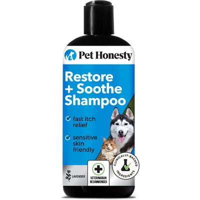 Pet Honesty Pet Honesty Restore + Soothe Lavender Scented Allergy Itchy Skin Relief Dog & Cat Shampoo, 12-fl oz bottle