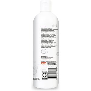 Hartz True Coat Short & Smooth Soothes & Shines with Oat Milk, Coconut Oil & Vitamin E Dog Shampoo, 16-fl oz bottle