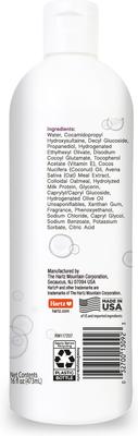 Show full view: Hartz True Coat Short & Smooth Soothes & Shines with Oat Milk, Coconut Oil & Vitamin E Dog Shampoo, 16-fl oz bottle slide 8 of 9
