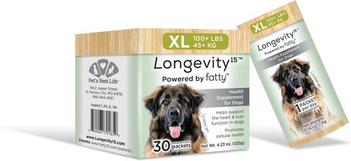 Show full view: Longevity15 Heath Supplement for X-Large Dogs, 30-count slide 7 of 10